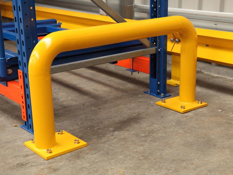 warehouse-safety-barrier, heavy duty and sturdy, shelving and racking in dubai UAE